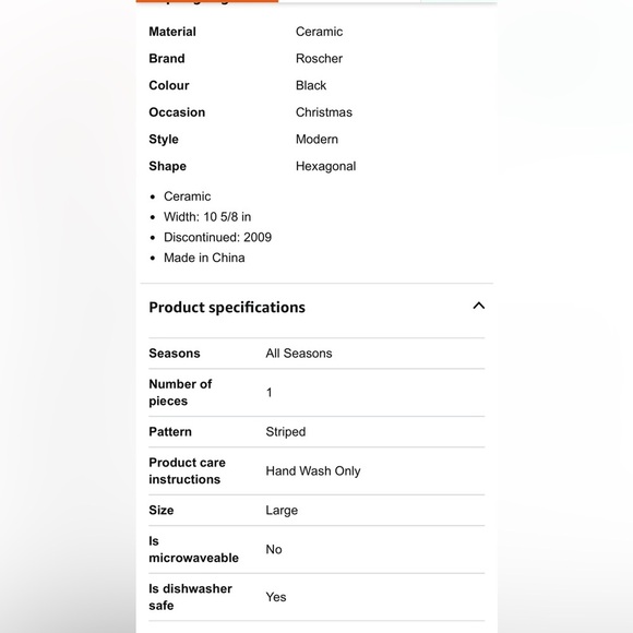 Roscher Zebra print dinner plate 1 piece - Picture 5 of 9